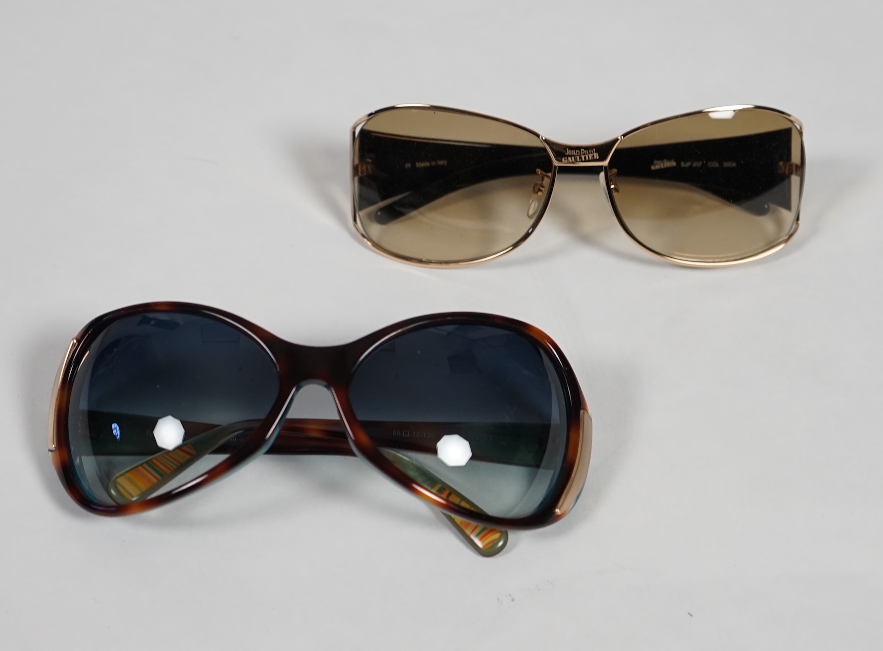 A pair of Paul Smith and a pair of Jean Paul Gautier lady's sunglasses